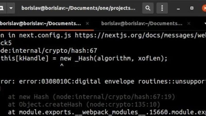 Understanding the “error:0308010c:digital envelope routines::unsupported” Error in Openssl