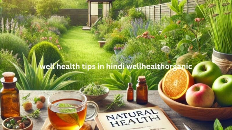 Effective Well Health Tips in Hindi WellHealthOrganic: Your Guide to Natural by Wellness