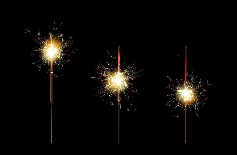 sparkspitter candle